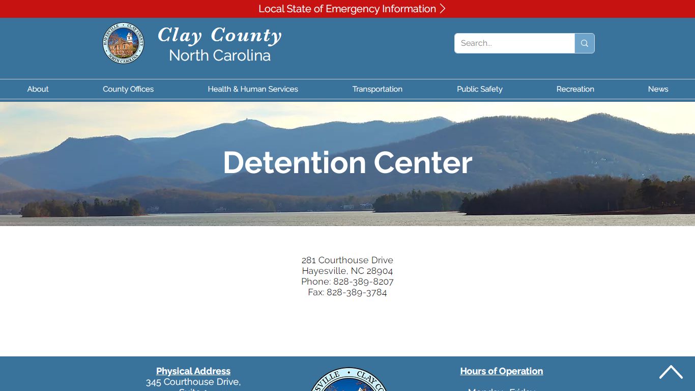 Detention Center | Clay County